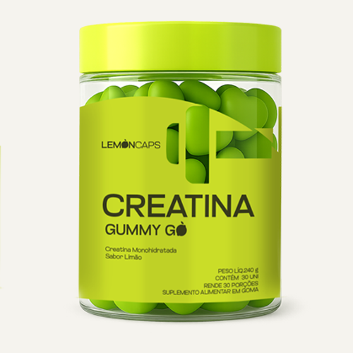 Creatina em Gummy - sabor Limão